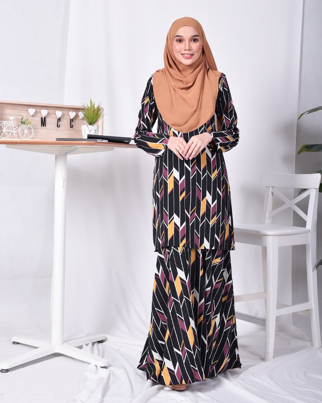Baju Kurung Nicole - Mystery Black