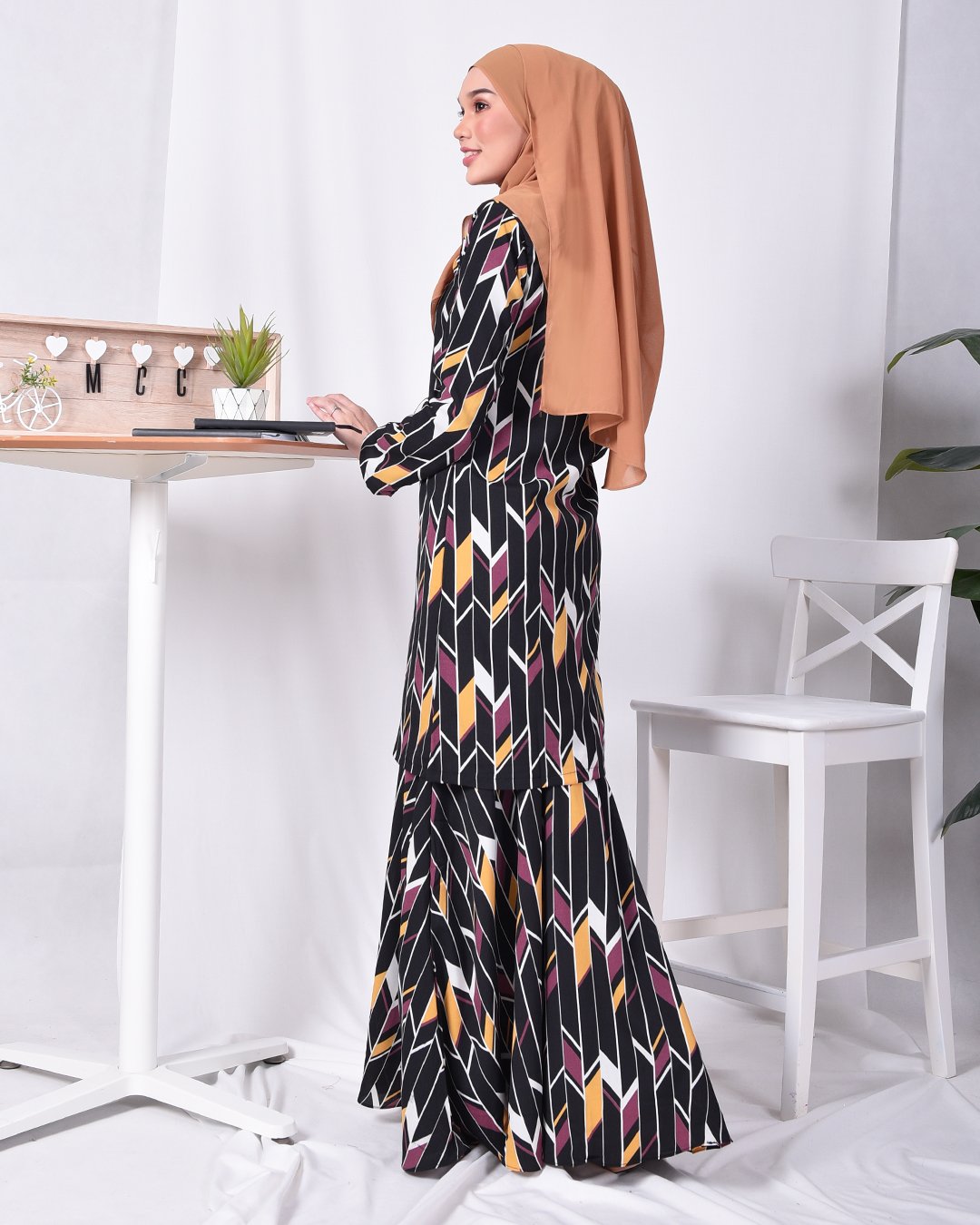Baju Kurung Nicole - Mystery Black