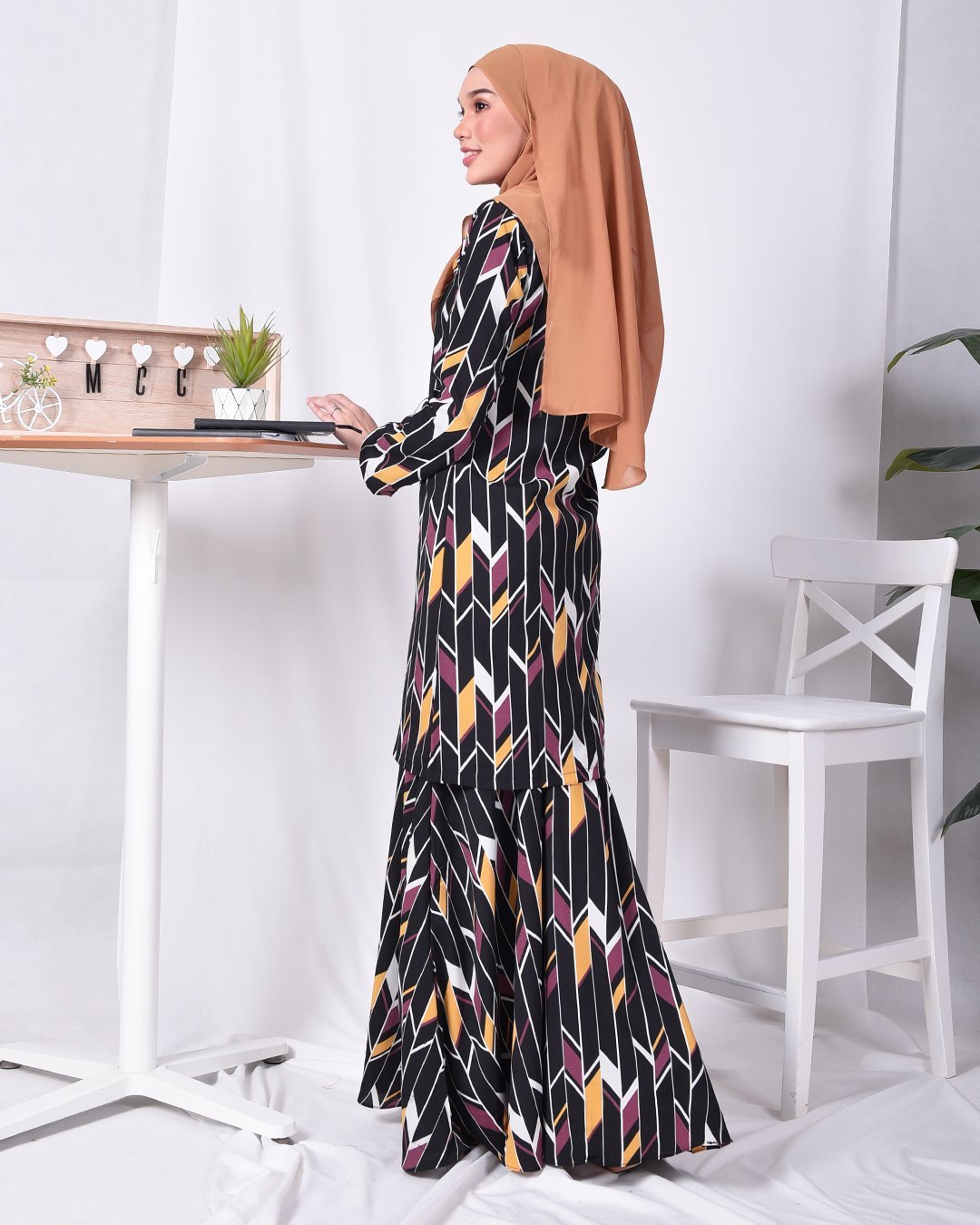Baju Kurung Nicole - Mystery Black
