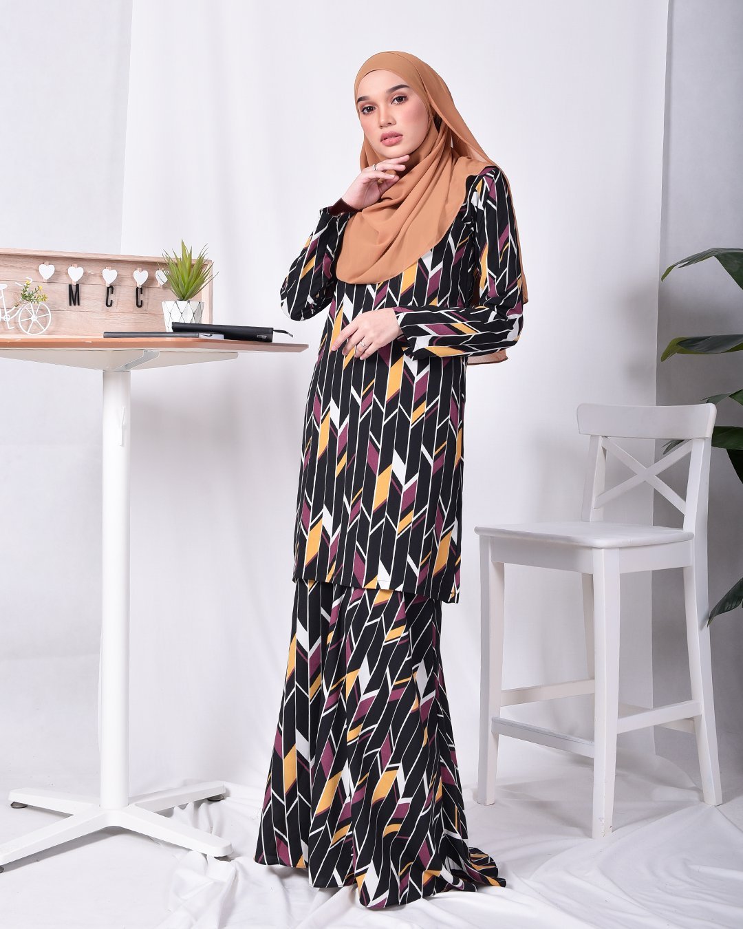 Baju Kurung Nicole - Mystery Black