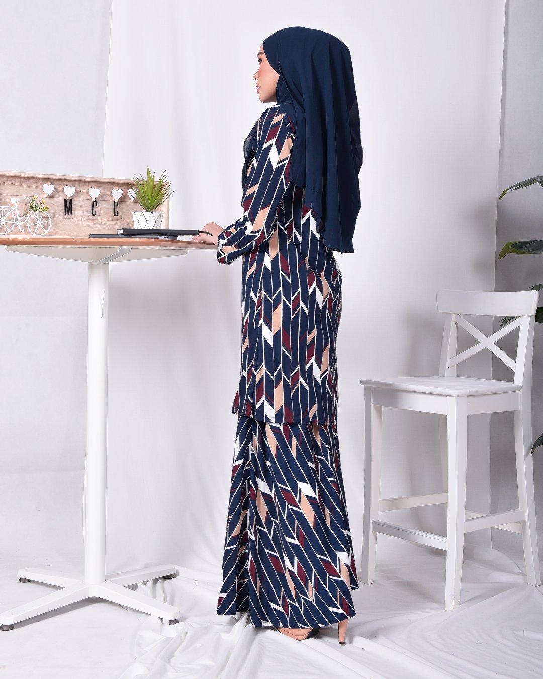 Baju Kurung Nicole - Majestic Blue