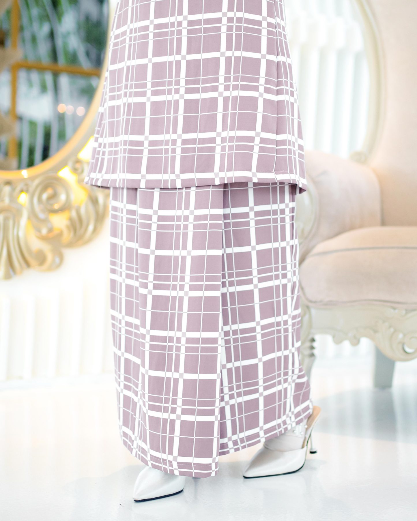 Baju Kurung Pahang Aliza - Royal Purple