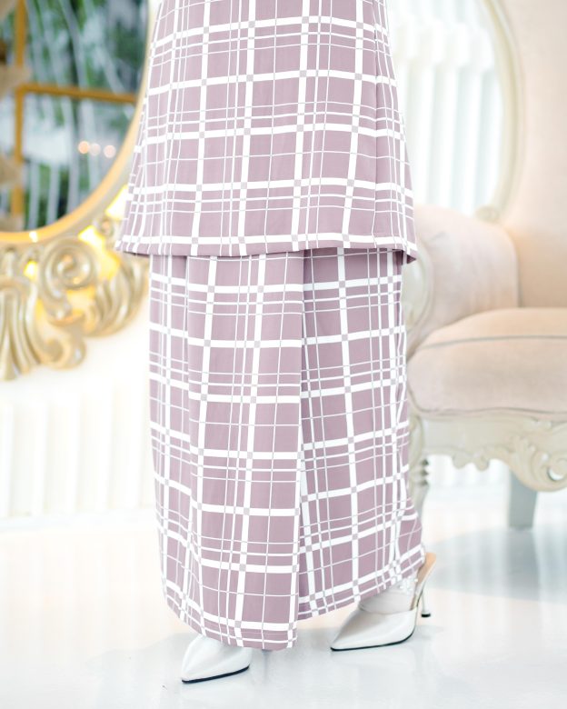 Baju Kurung Pahang Aliza - Royal Purple