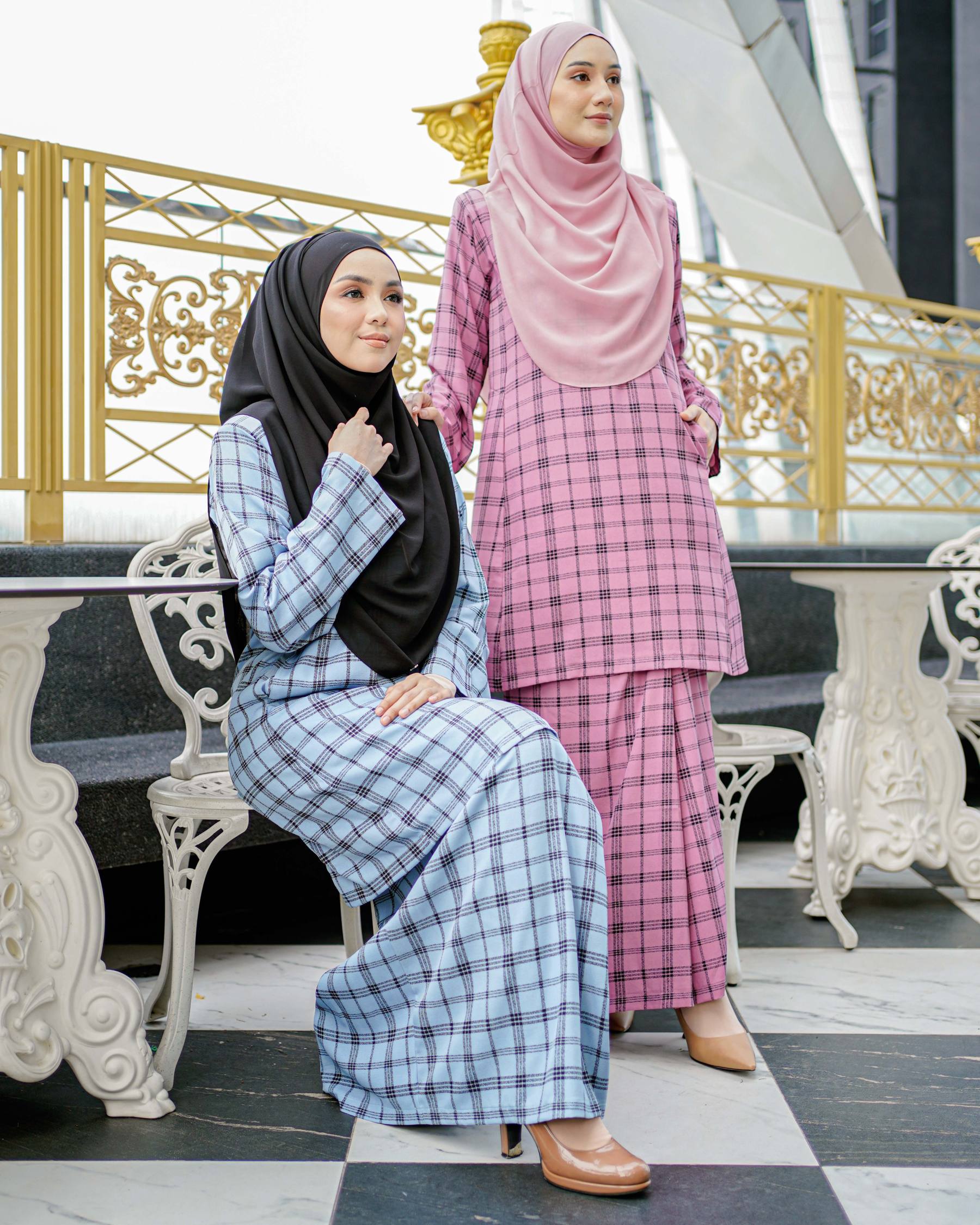 Baju Kurung Pahang Arsela - Taffy Pink