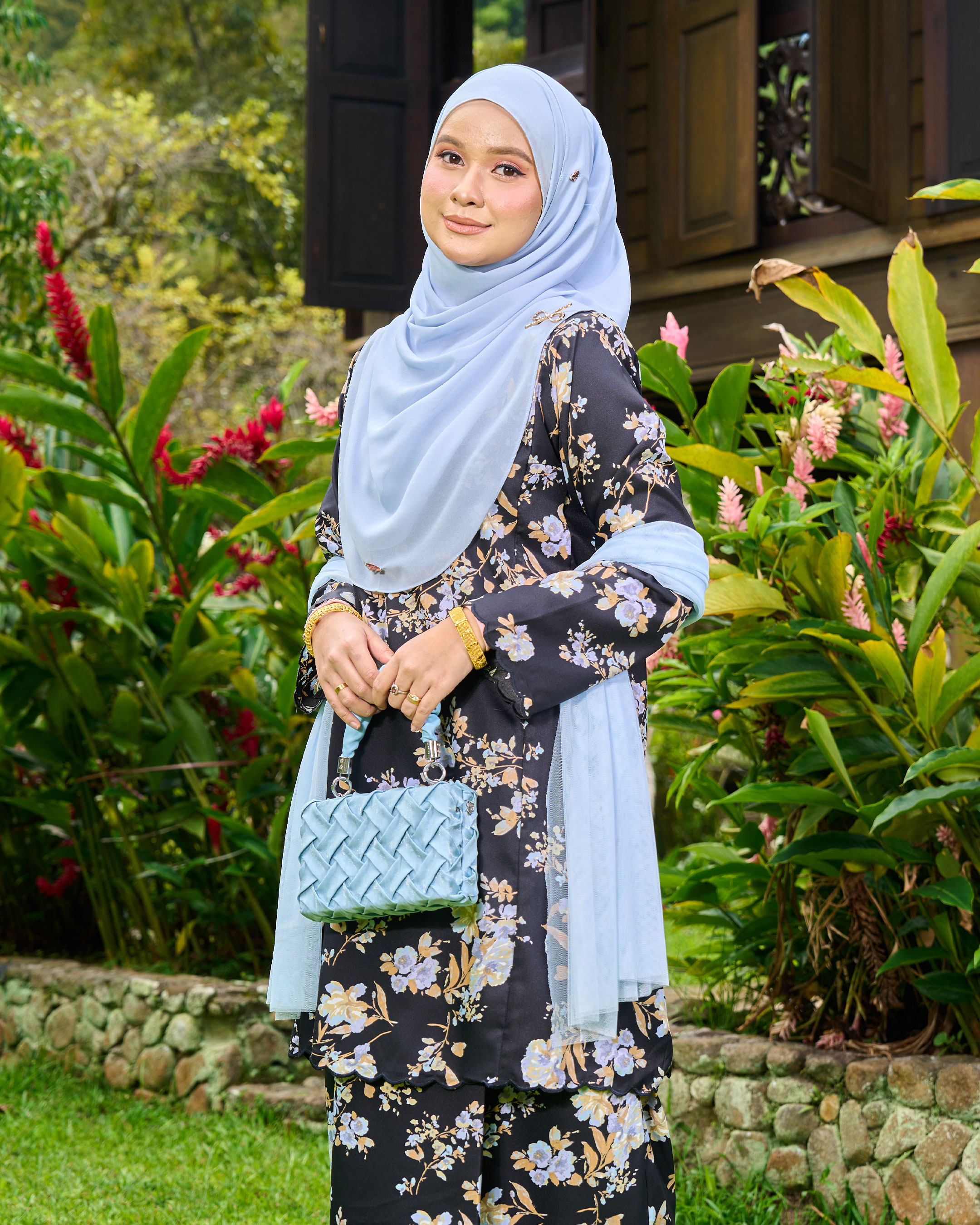 Baju Kurung Pahang Sulam Azizah