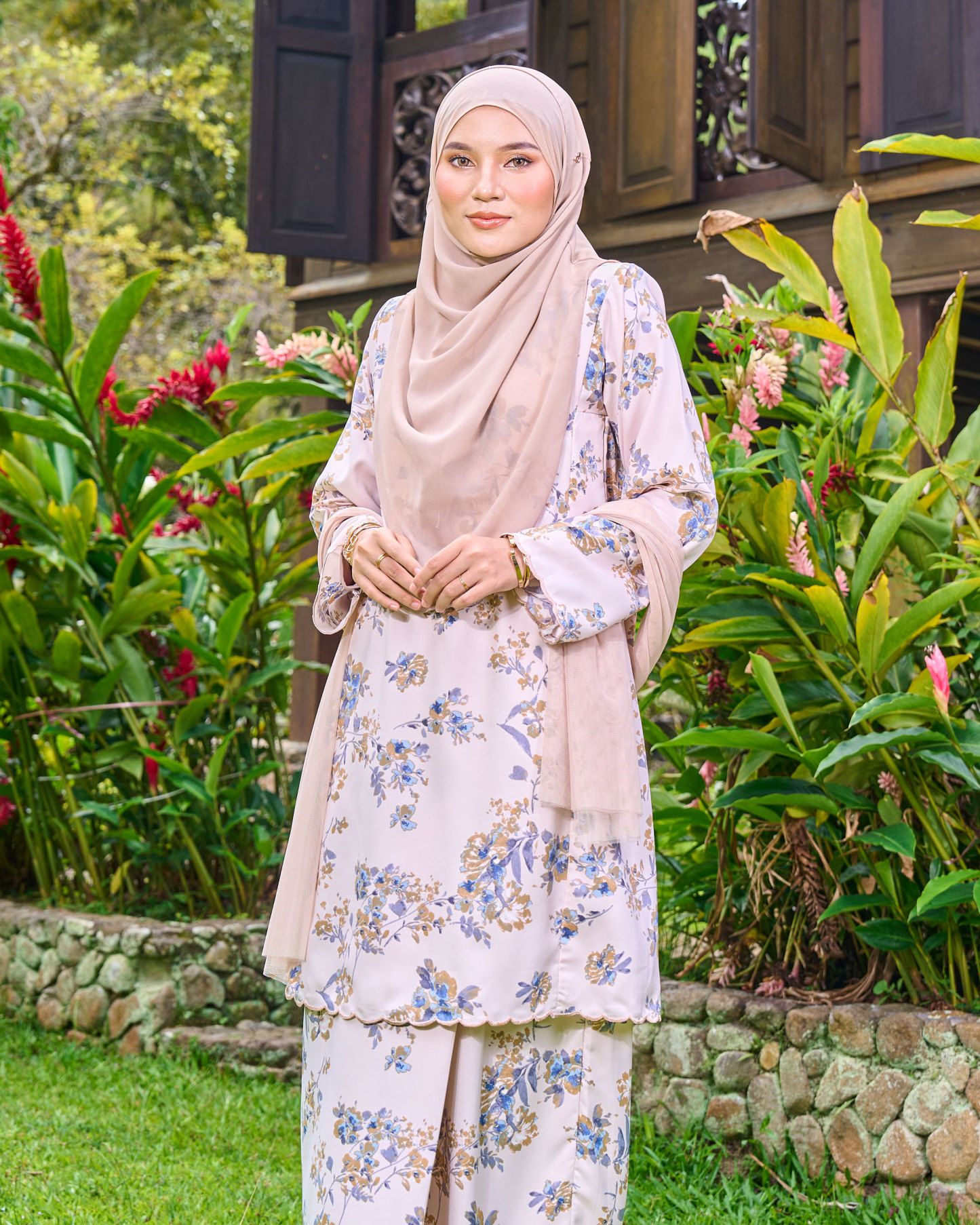 Baju Kurung Pahang Sulam Azizah