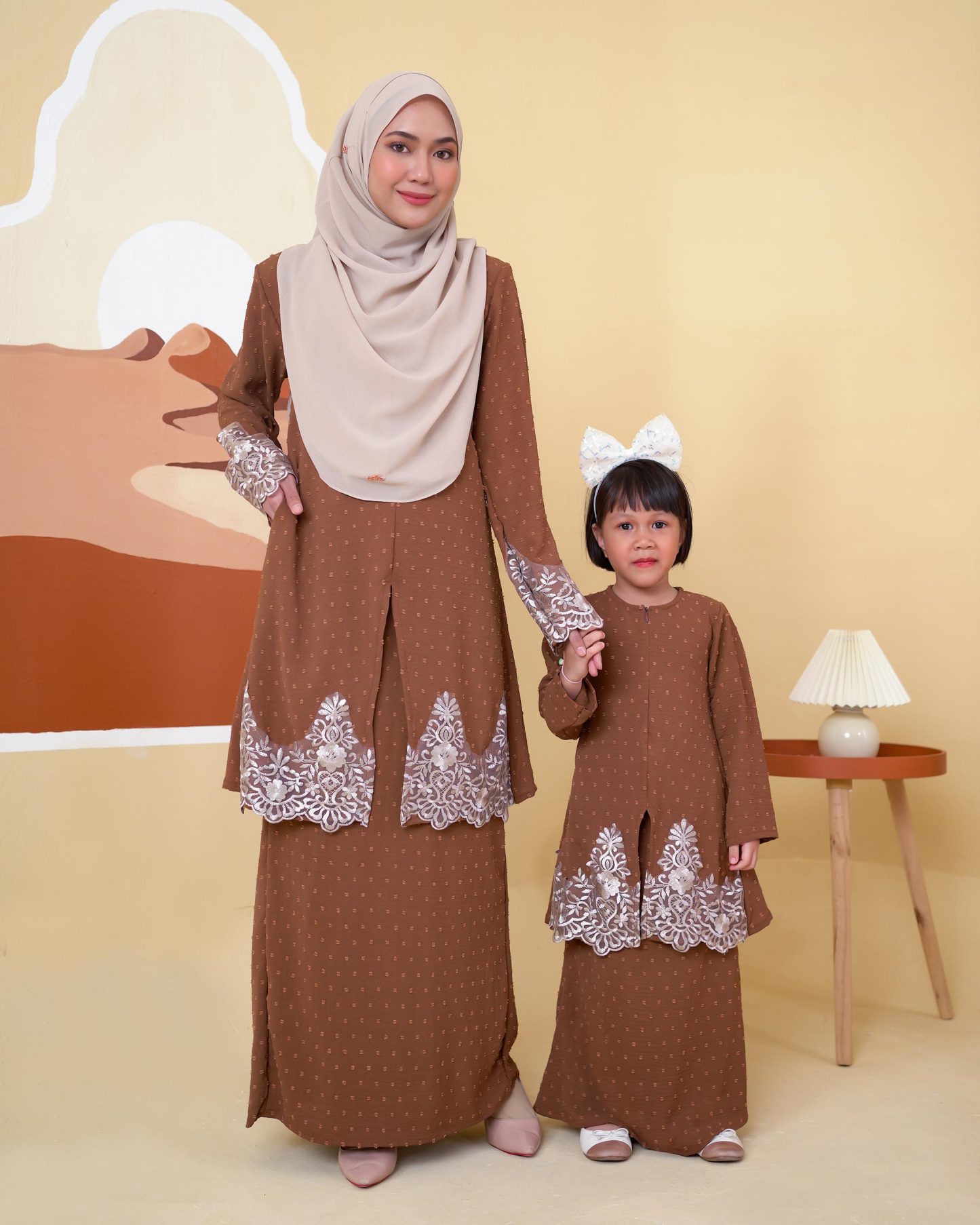 Baju Kebaya Lace Syawali Kids - Milo Brown