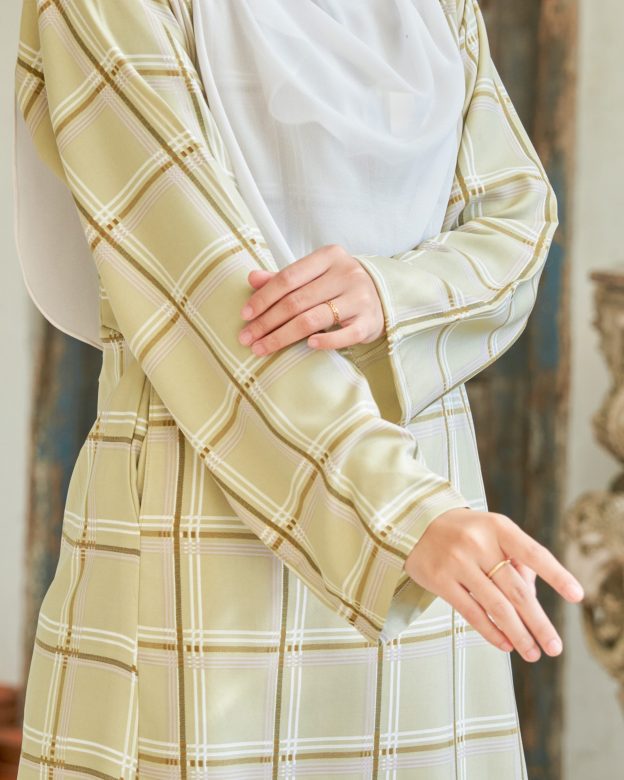 Baju Kurung Pahang Lestari - Khaki