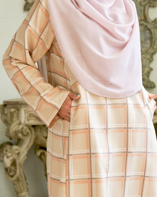 Baju Kurung Pahang Lestari - Nude Beige
