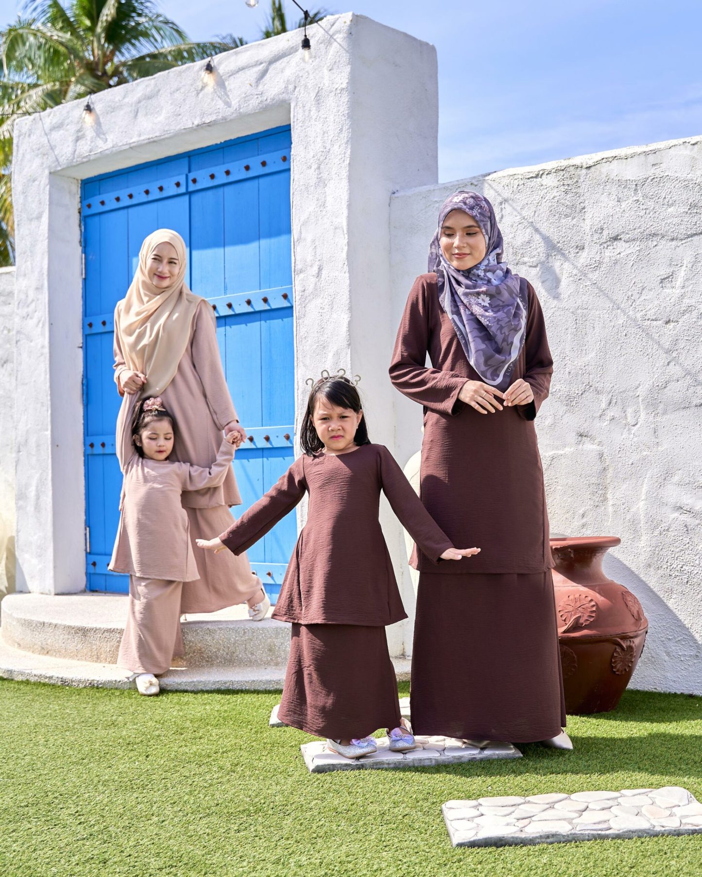 Baju Kurung Pahang Sara Kids - Emerald Green