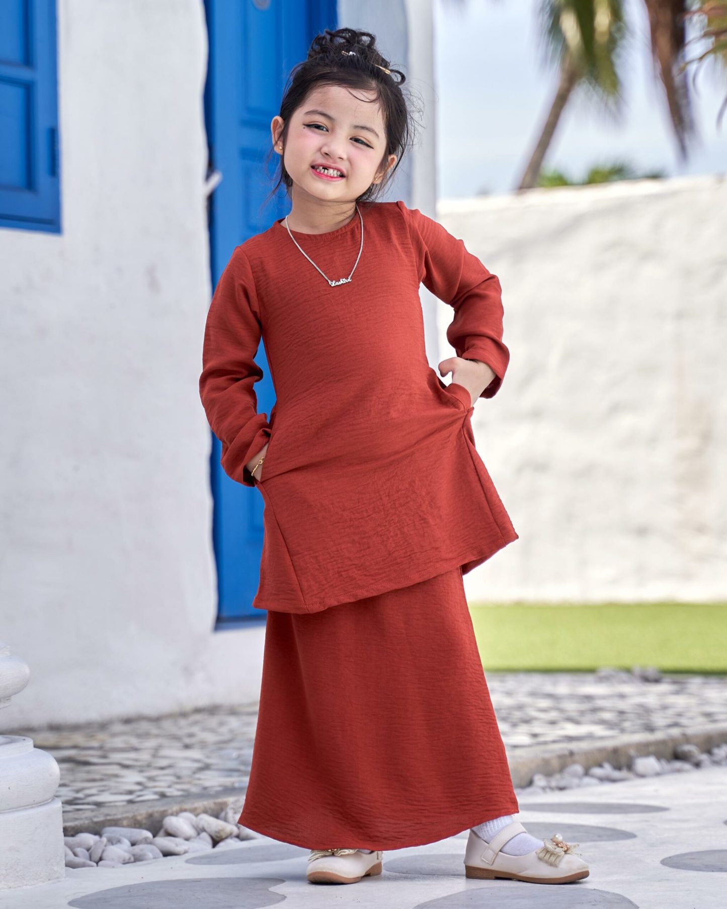 Baju Kurung Pahang Sara Kids - Sweet Paprika