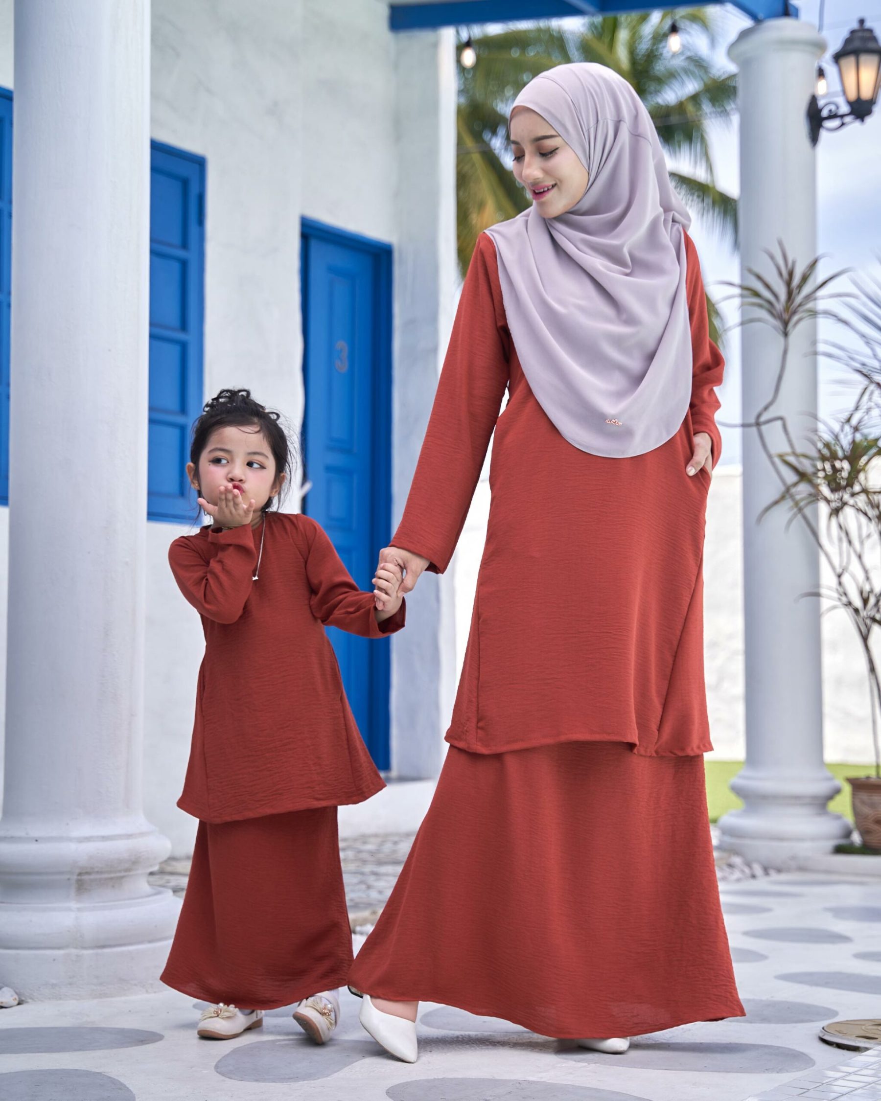 Baju Kurung Pahang Sara Kids - Sweet Paprika