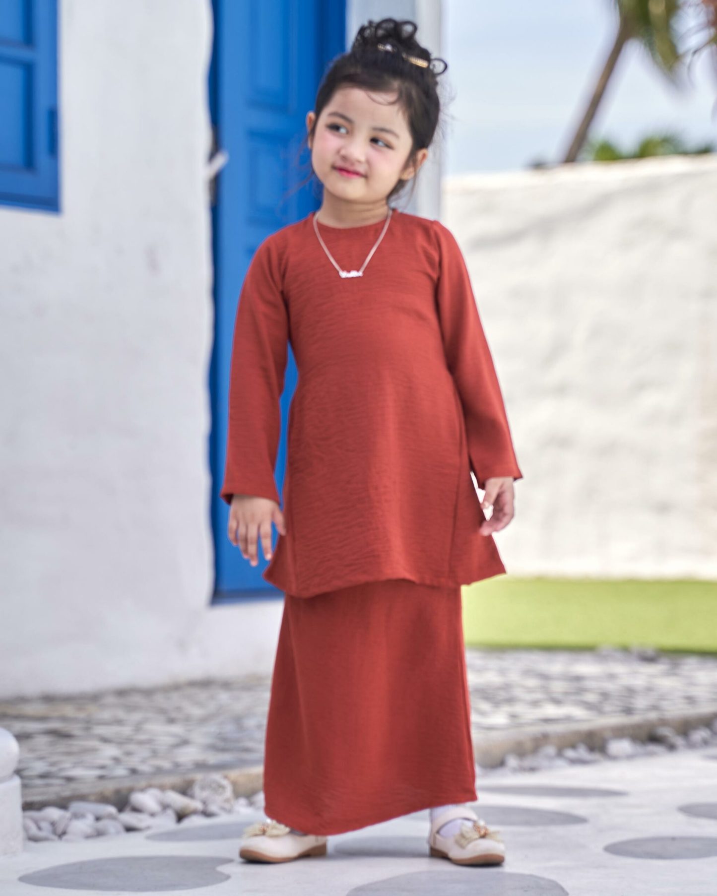 Baju Kurung Pahang Sara Kids - Sweet Paprika