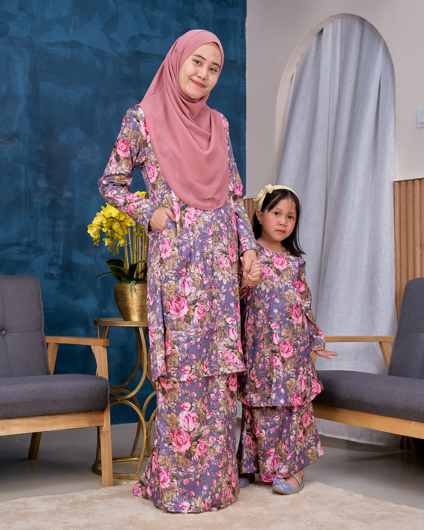 Baju Kurung Pahang Sarina Kids - Rosie Berry