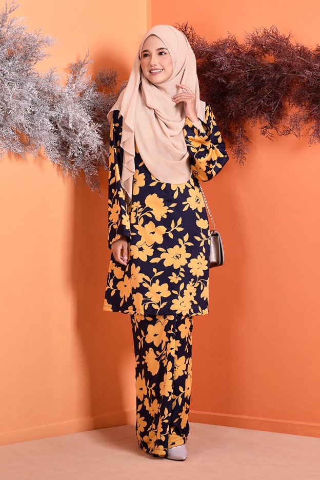 Baju Kurung Pahang Siti - Blue