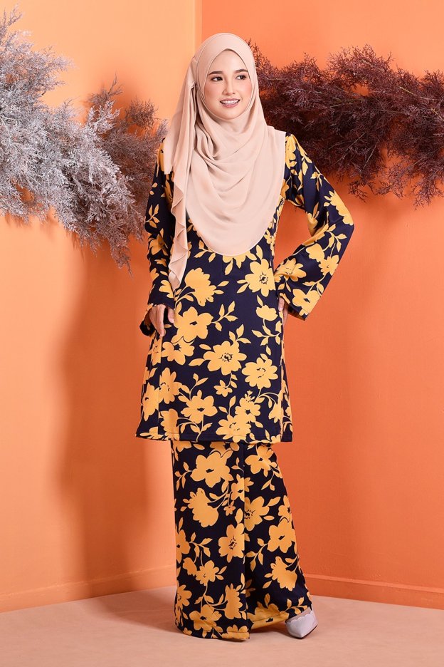 Baju Kurung Pahang Siti - Blue