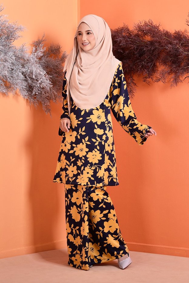 Baju Kurung Pahang Siti - Blue