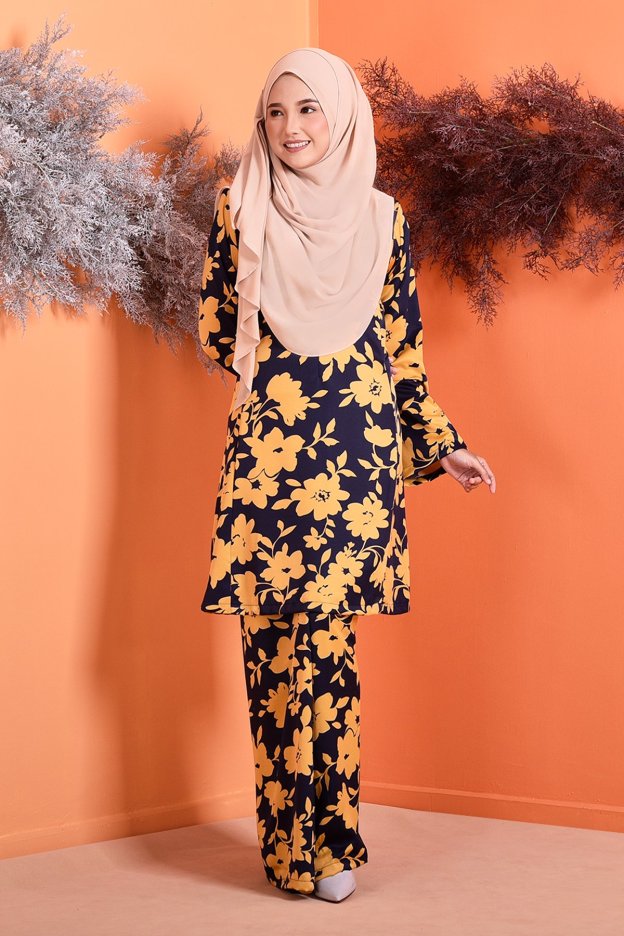Baju Kurung Pahang Siti - Blue