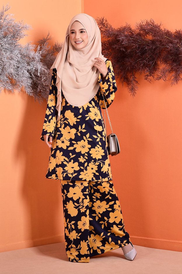 Baju Kurung Pahang Siti - Blue