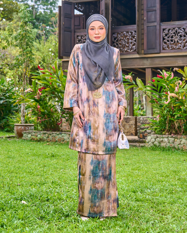 Baju Kurung Pahang Zaitun 