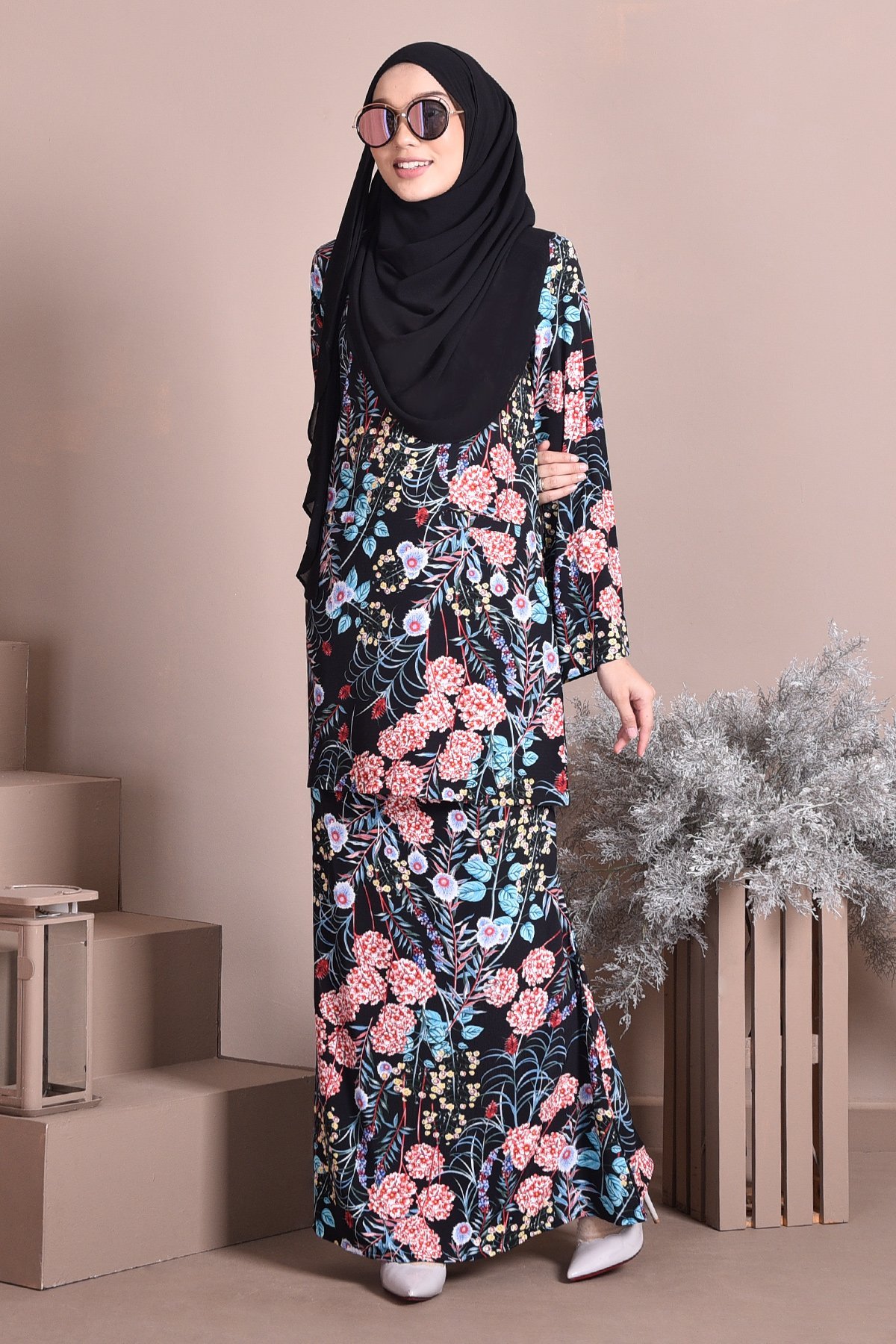 Baju Kurung Puteri Kedah Khatija - Black