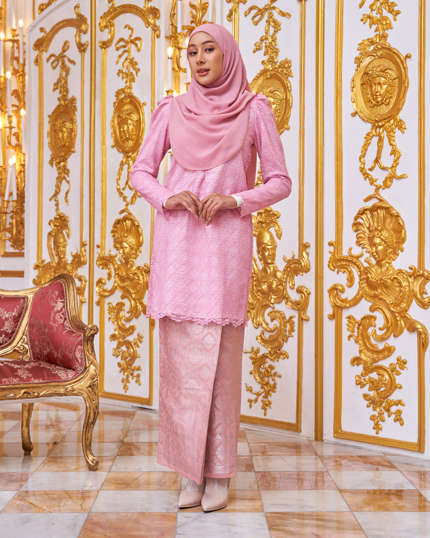 Baju Kurung Puffy Lace Songket Ralena