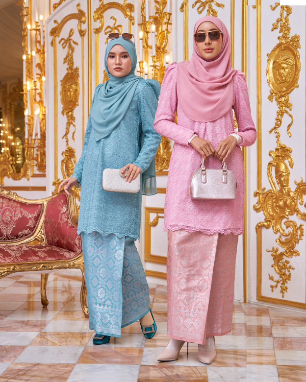 Baju Kurung Puffy Lace Songket Ralena