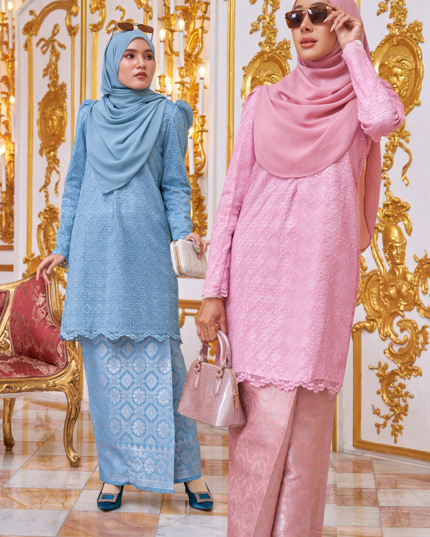 Baju Kurung Puffy Lace Songket Ralena