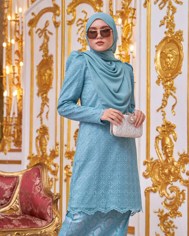 Baju Kurung Puffy Lace Songket Ralena