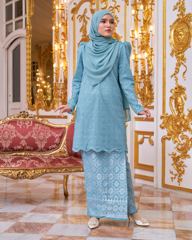 Baju Kurung Puffy Lace Songket Ralena