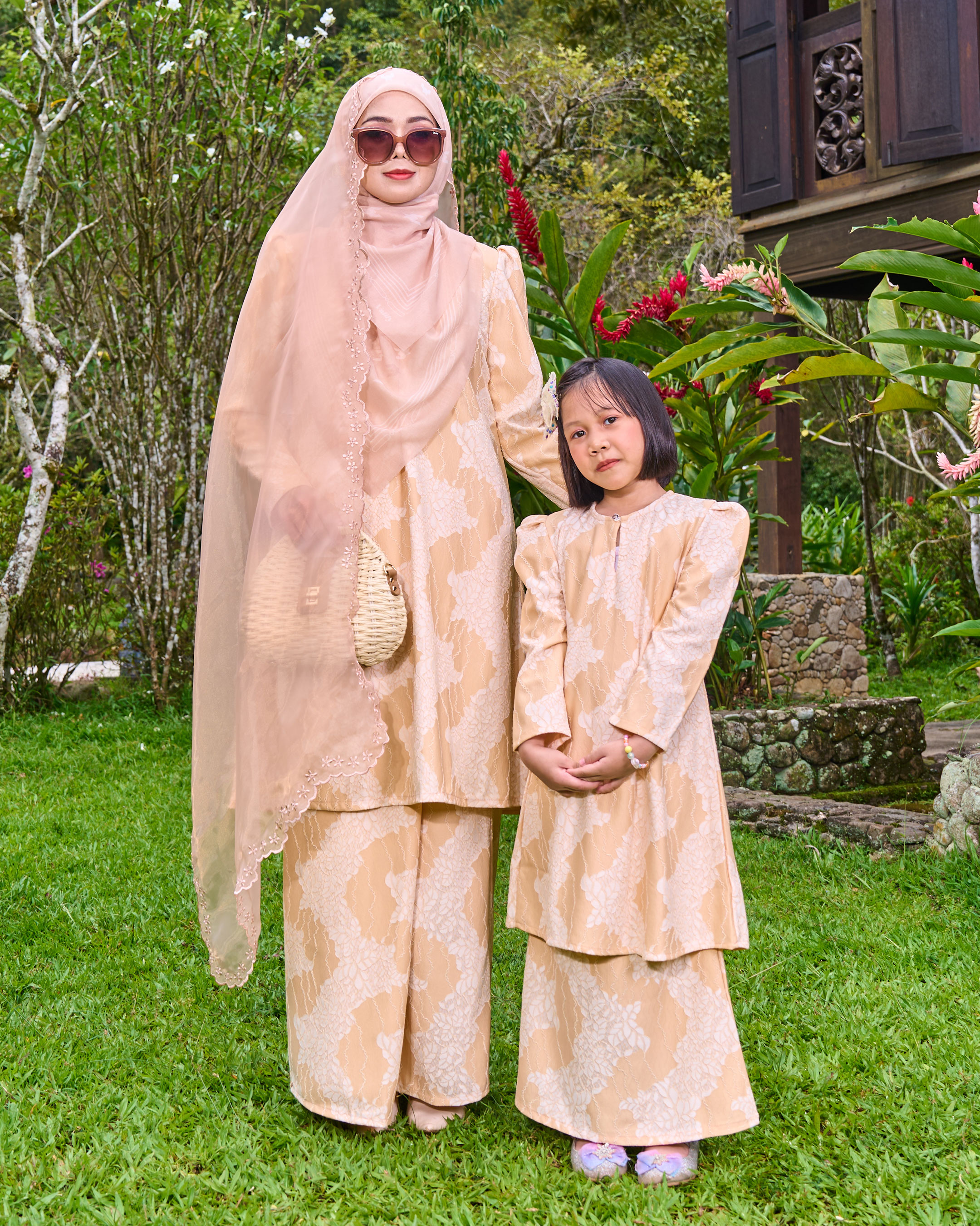 Baju Kurung Riau Lace Adiona - Kids