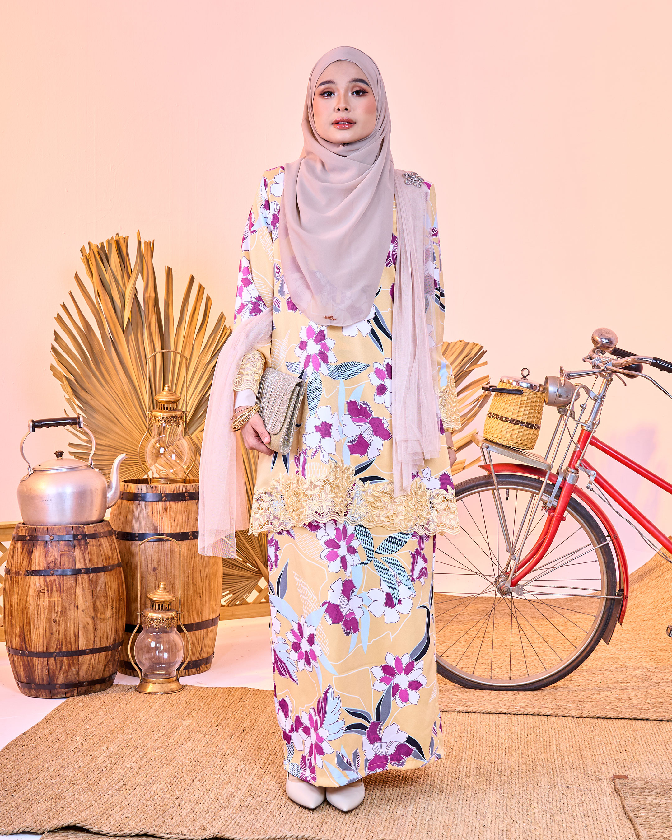 Baju Kurung Moden Sulam Piccadilly