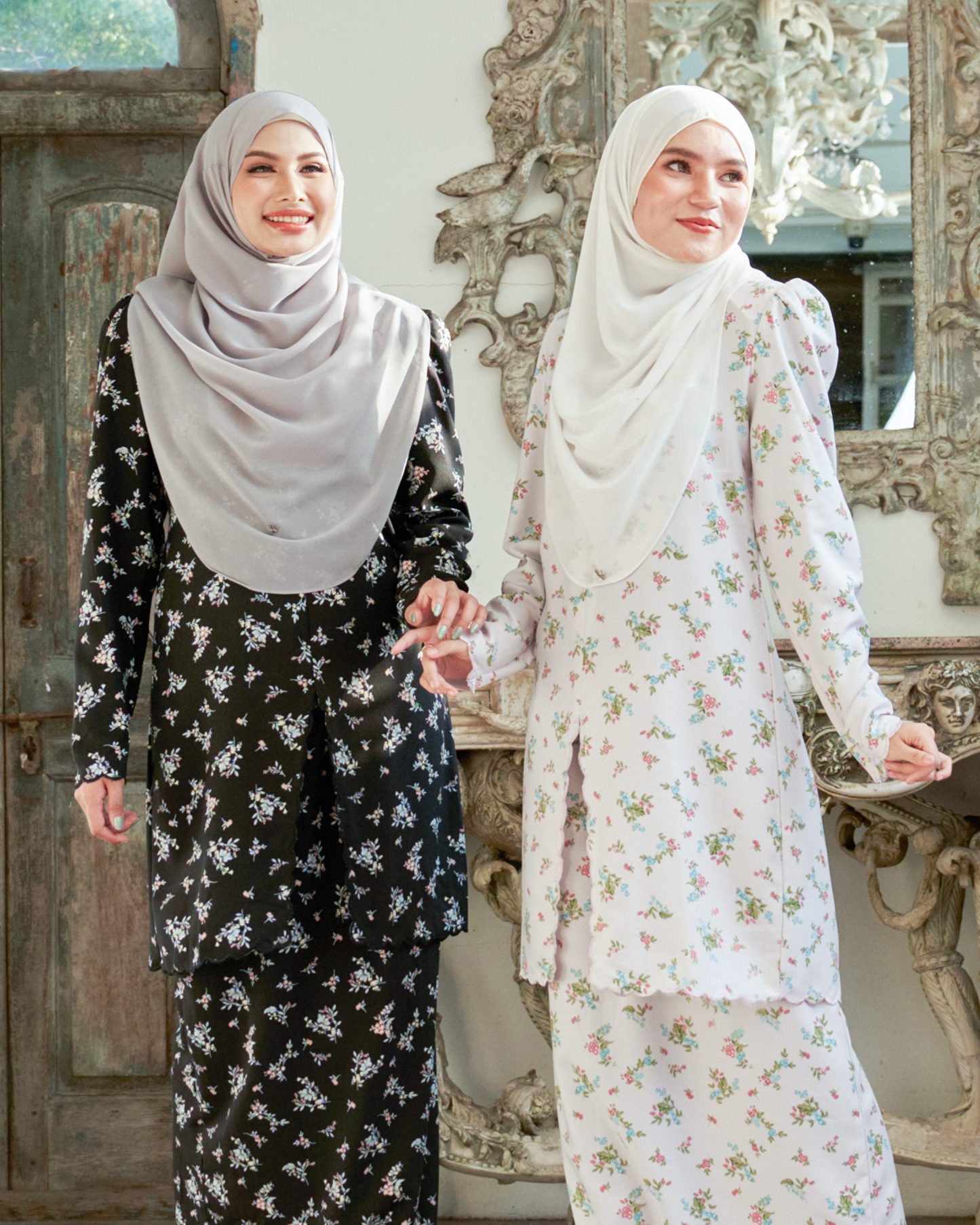 Baju Kurung Sulam Lutfia Laluna X MCC - Matte Black