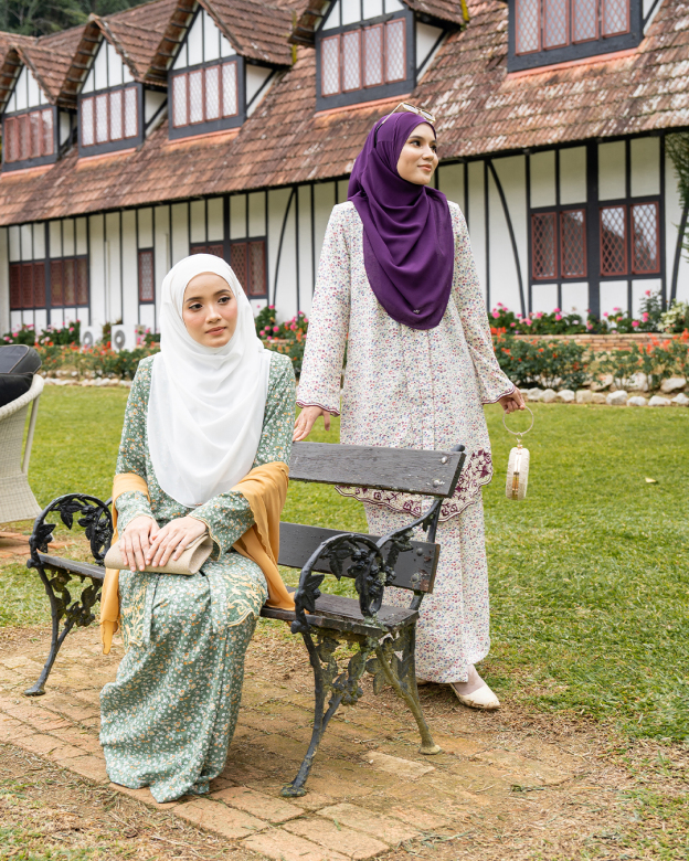 Baju Kebaya Sulam Akayla - Sweet Pink