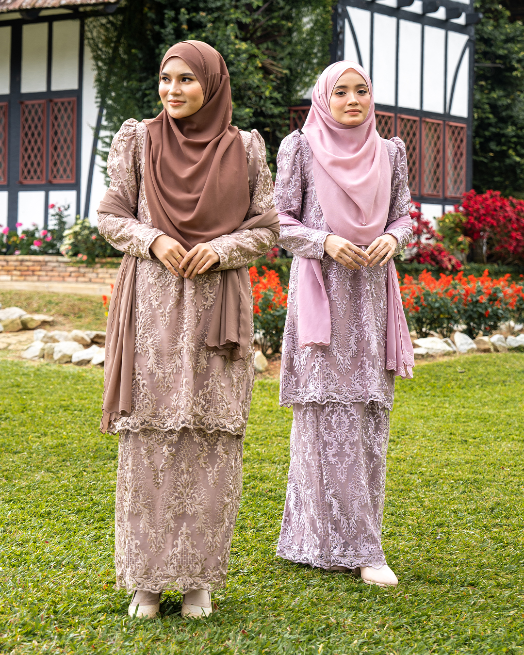 Baju Kurung Floral Lace Ananda