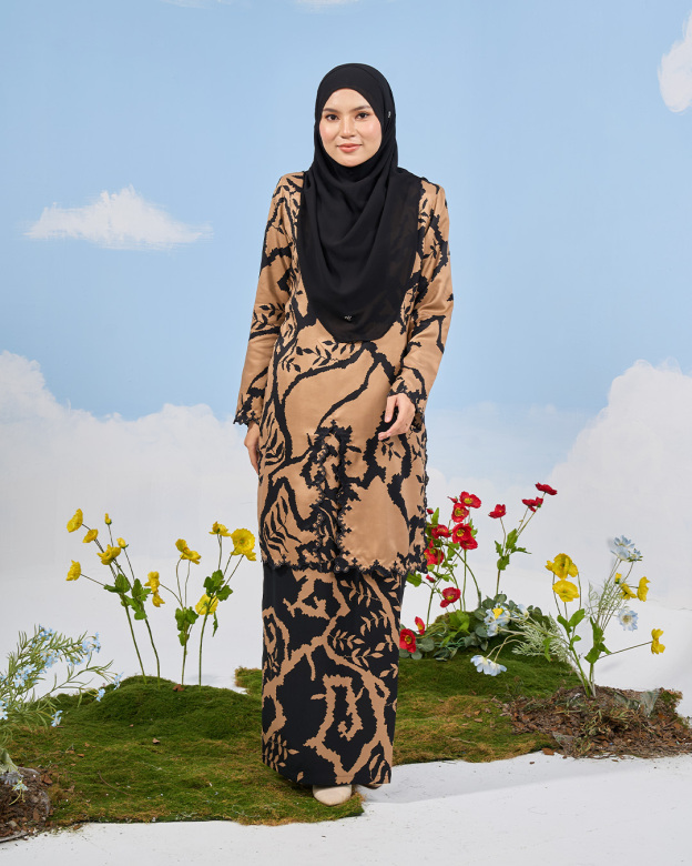 Baju Kurung Sulam Batik Alora