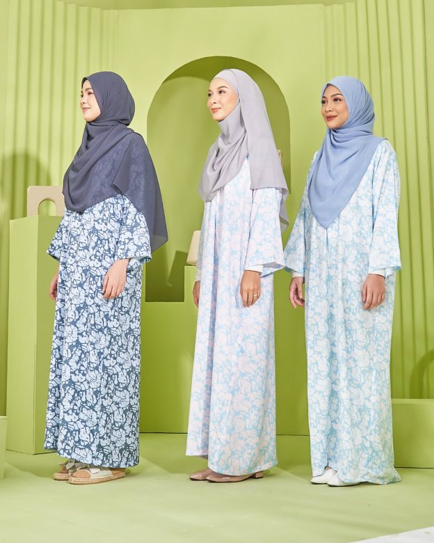 Kaftan Uftria Laluna X MCC - Pastel Pink