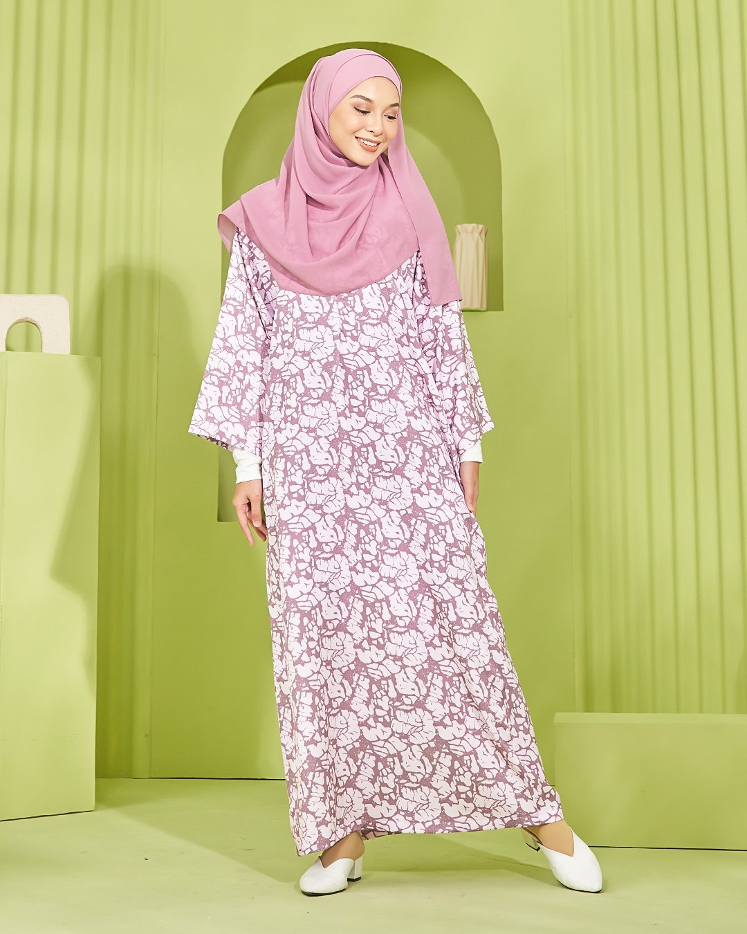 Kaftan Uftria Laluna X MCC - Powder Purple