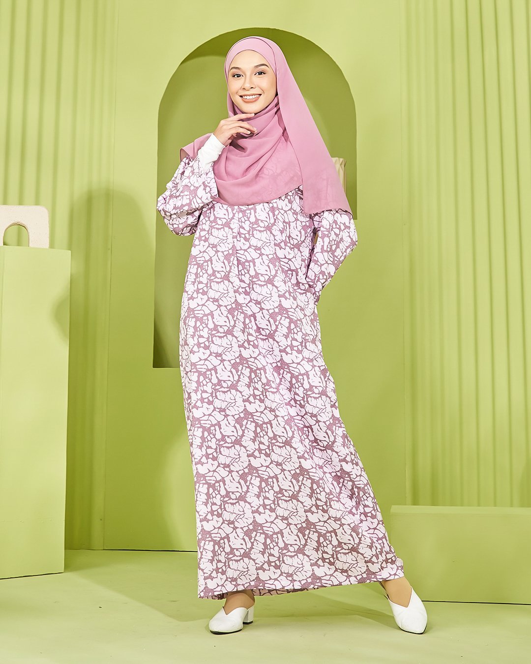 Kaftan Uftria Laluna X MCC - Powder Purple