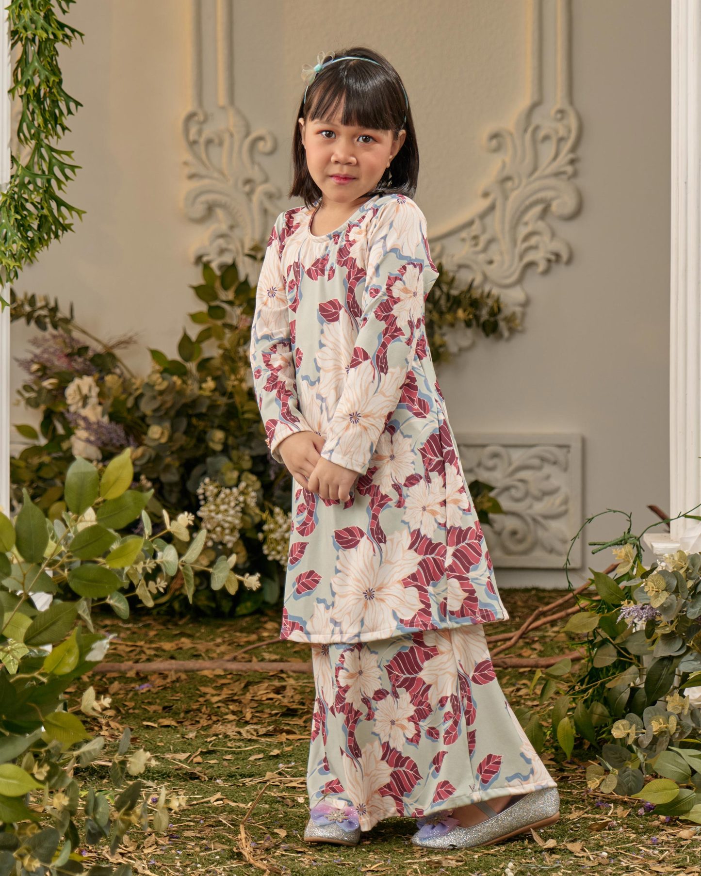 Baju Kurung Pahang Laura Printed Kids 8.0