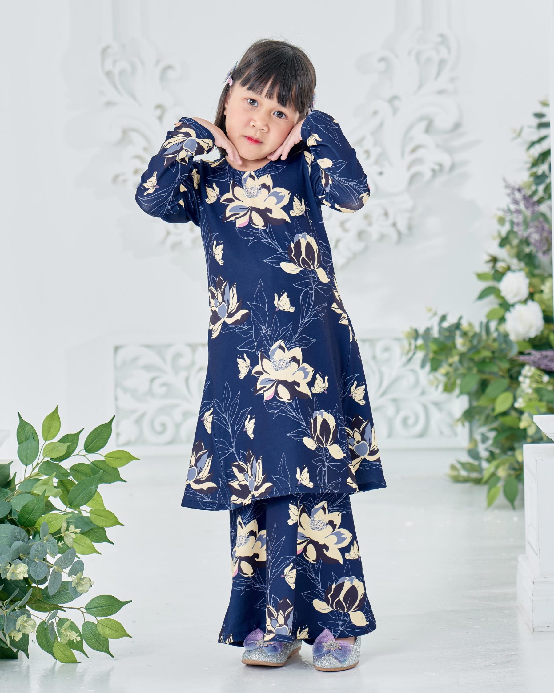 Baju Kurung Pahang Laura Printed Kids 8.0