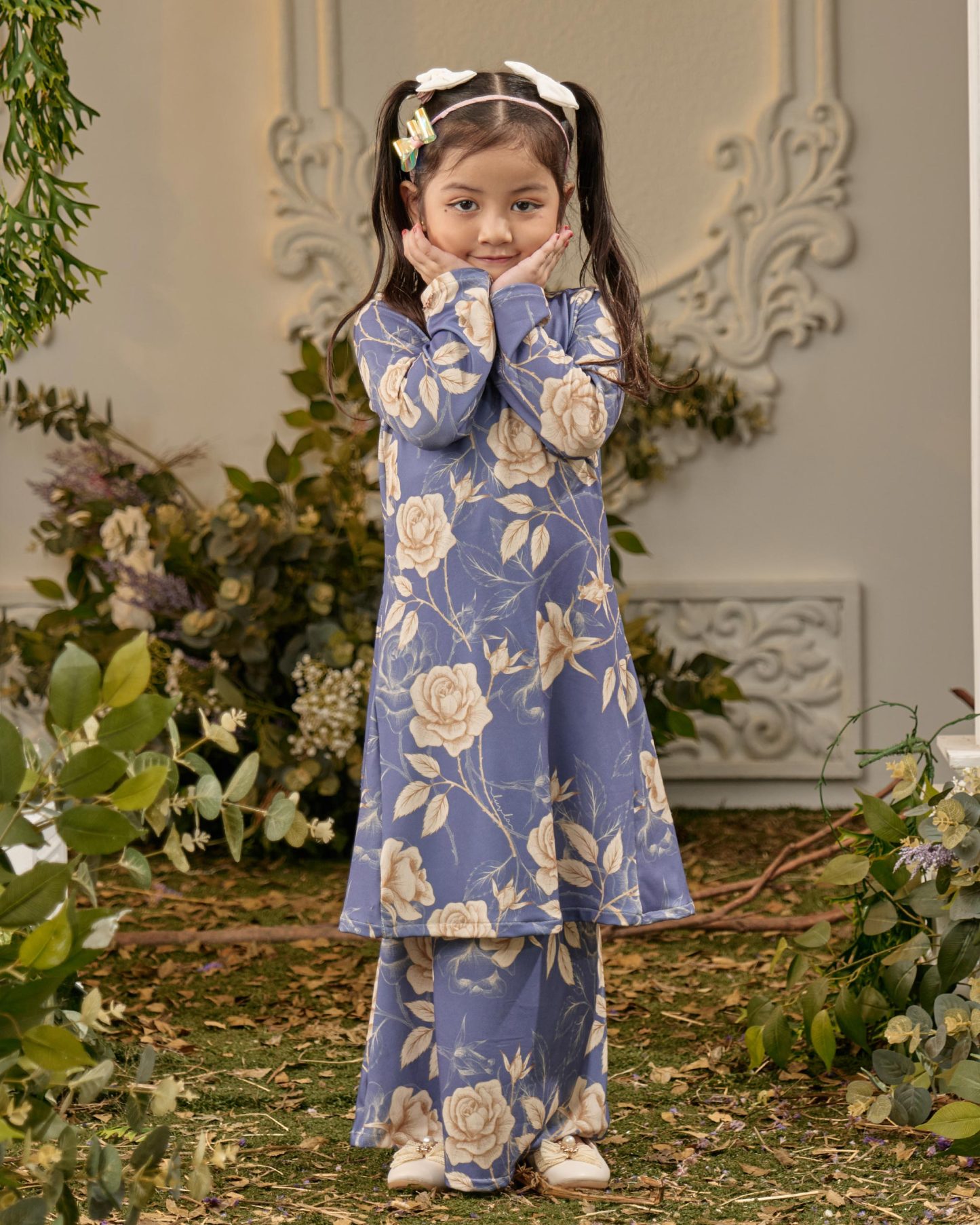 Baju Kurung Pahang Laura Printed Kids 8.0
