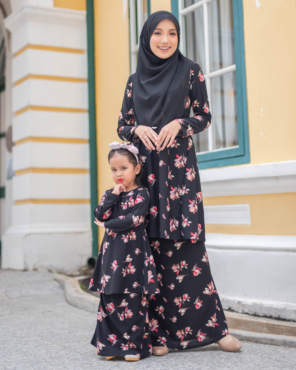 Baju Kurung Pahang Laura Printed Kids