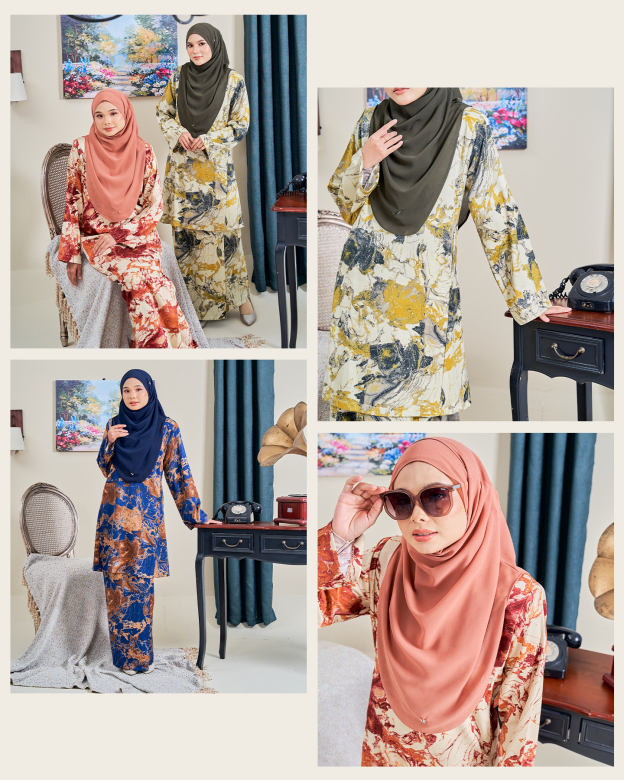 Baju Kurung Pahang Lavena Laluna X MCC