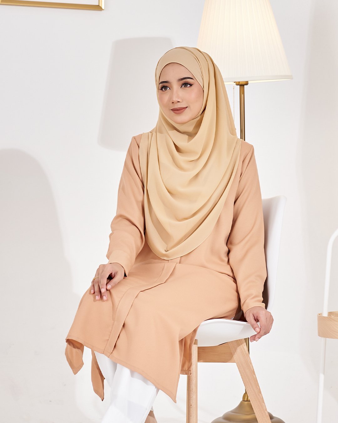 Long Top Lahiera Laluna X MCC - Wheat Nude