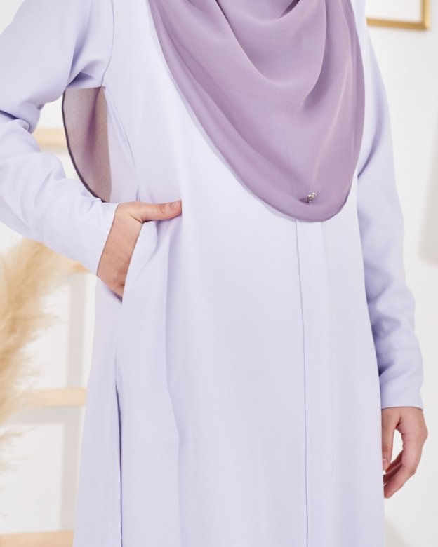 Long Top Lahiera Laluna X MCC - White Lilac