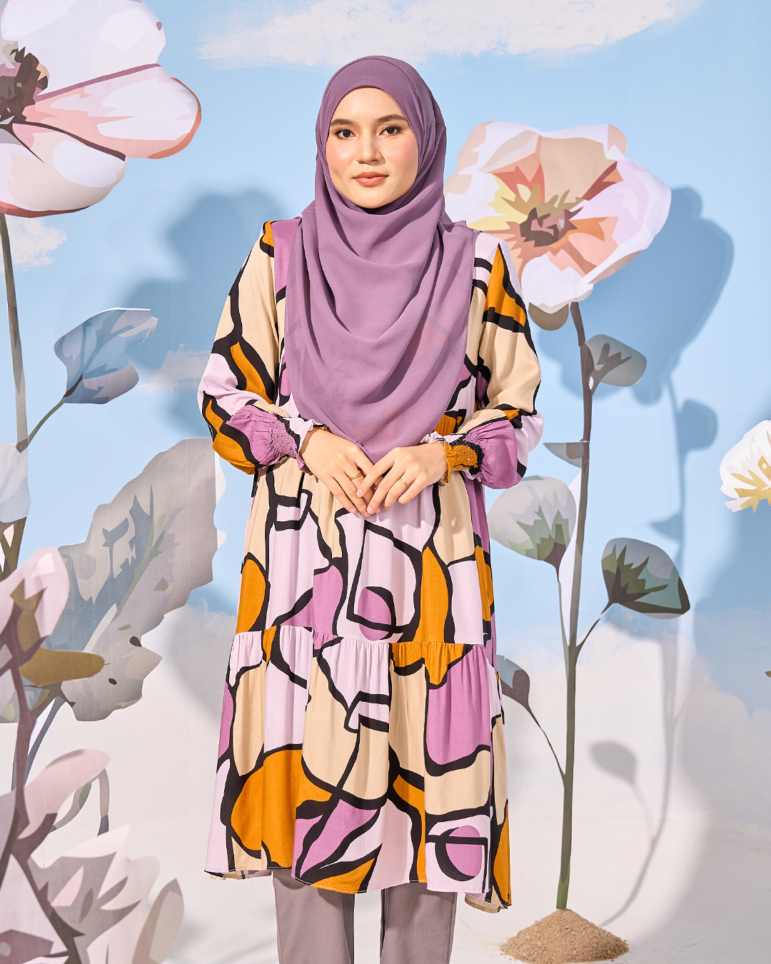 Long Top Loyal Laluna X MCC - Lotus