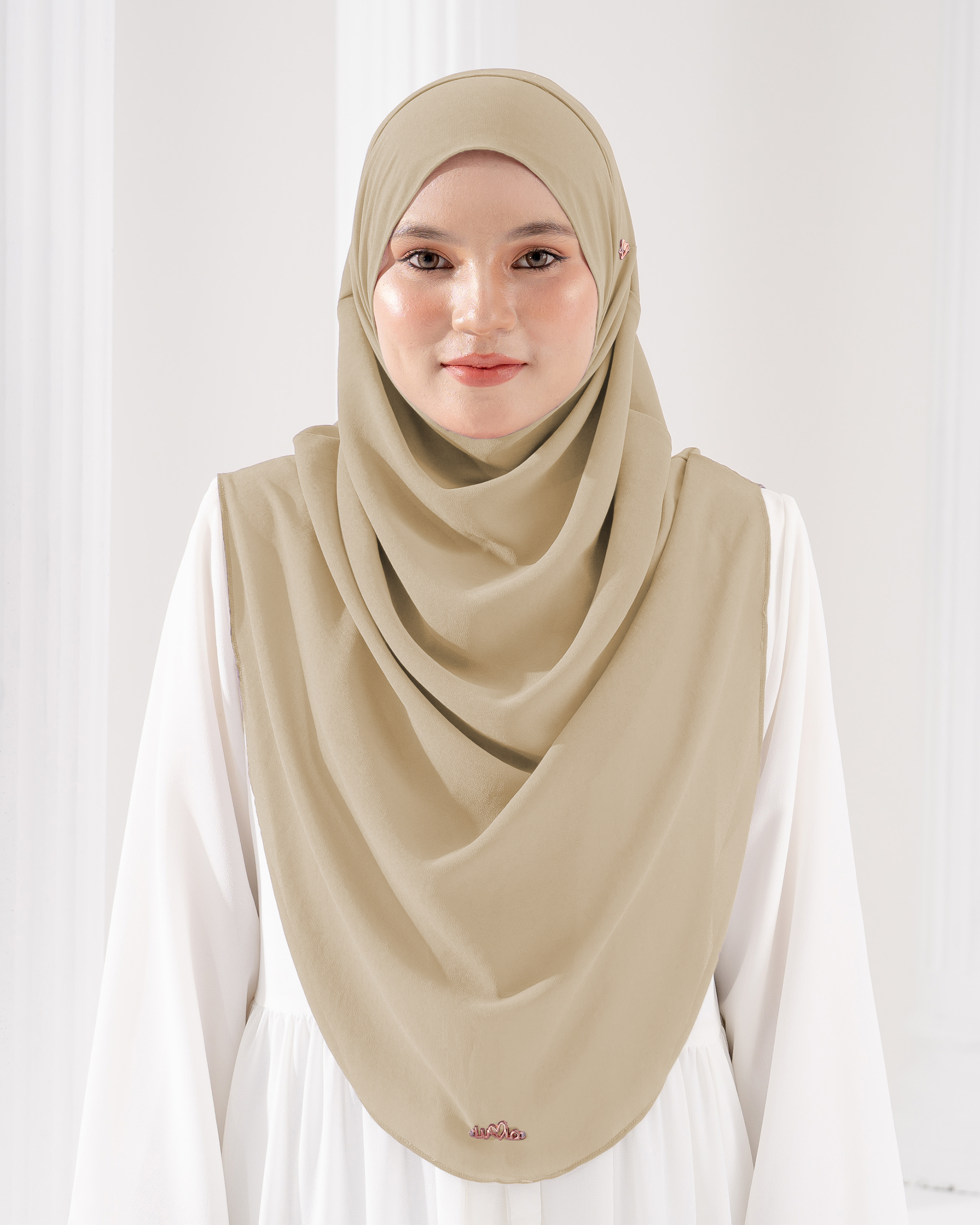 Tudung Sarung Instant Chiffon Lustia (XL)