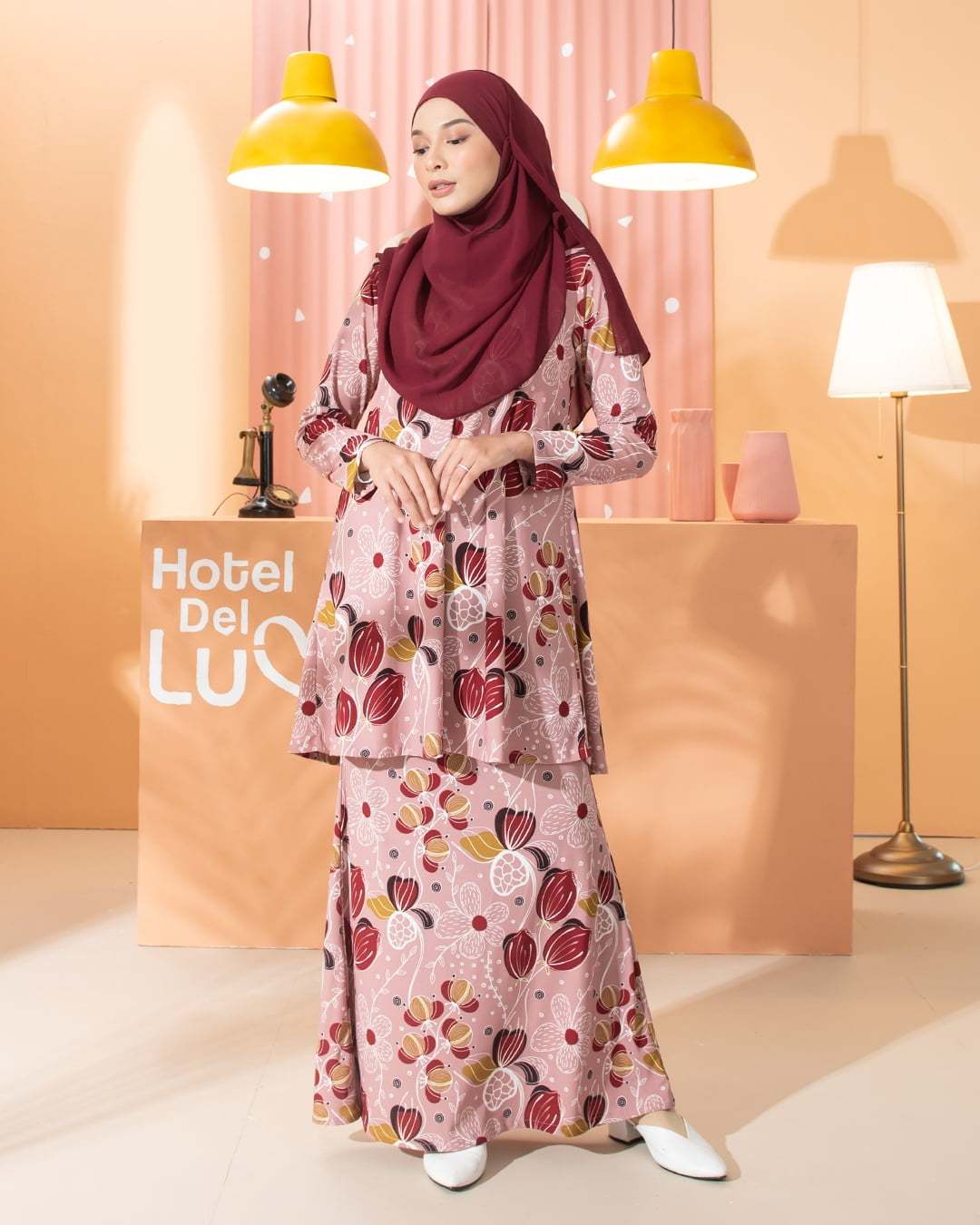 Kurung Lara - Crocus Rose