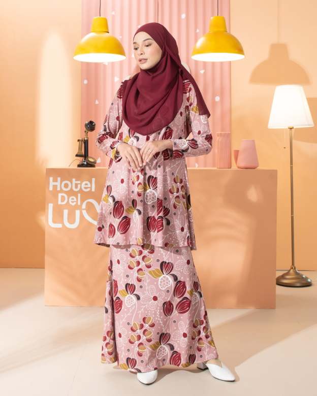 Kurung Lara - Crocus Rose